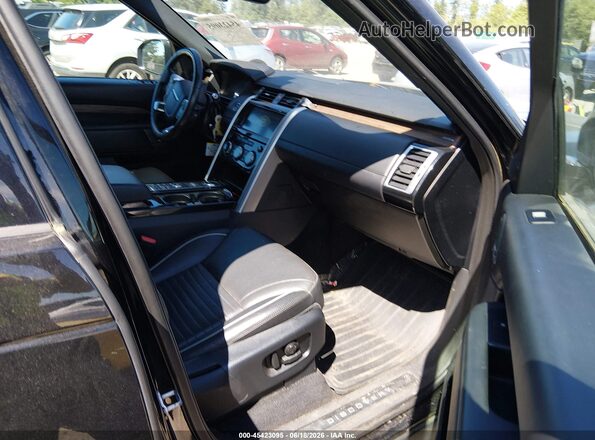 SALRT2RV4JA050669 2018 LAND ROVER DISCOVERY Black წინა სალონის ხედი