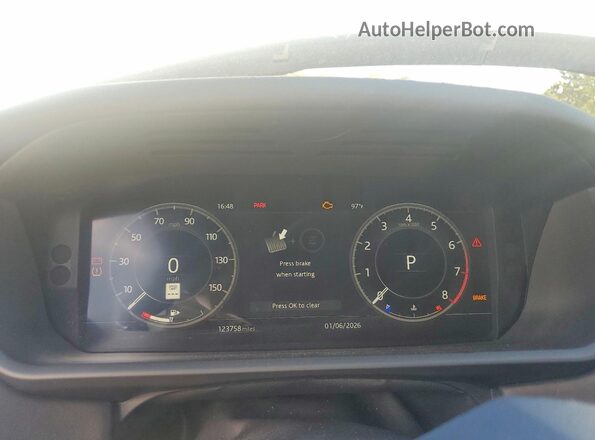 SALRT2RV9JA068276 2018 LAND ROVER DISCOVERY White Սարքավորումների վահանակի տեսք