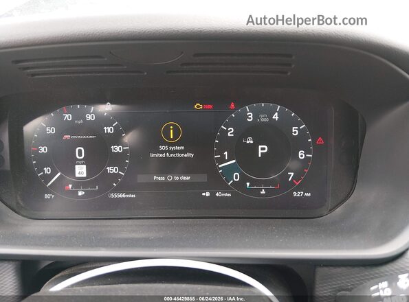 SALRT4EU7N2463808 2022 LAND ROVER DISCOVERY Gray უკანა სავარძლების ხედი