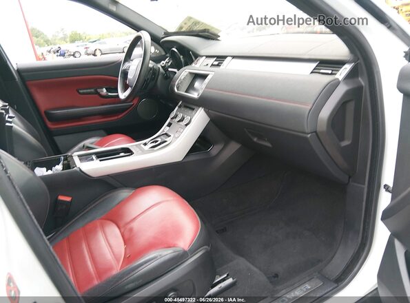 SALVD2BGXGH136513 2016 LAND ROVER RANGE ROVER EVOQUE Белый Вид салона спереди