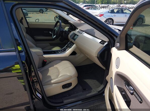 SALVP2BG0GH153148 2016 LAND ROVER RANGE ROVER EVOQUE Black Widok wnętrza z przodu