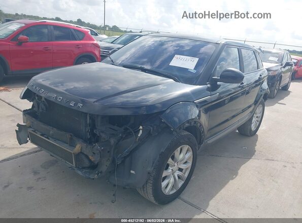 SALVP2BG2HH203792 2017 LAND ROVER RANGE ROVER EVOQUE Black Առջևի ձախ երեք քառորդ տեսարան