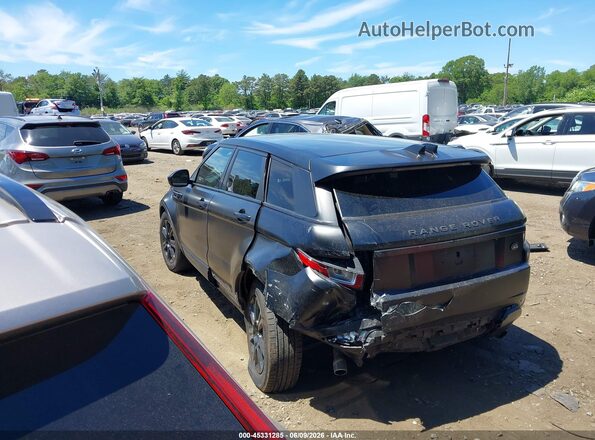 SALVP2BG3HH200786 2017 LAND ROVER RANGE ROVER EVOQUE Черный Задняя левая четверть