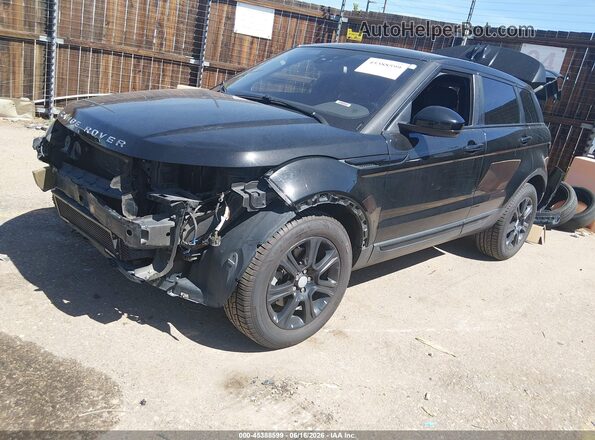 SALVP2BG4GH139091 2016 LAND ROVER RANGE ROVER EVOQUE Black Առջևի ձախ երեք քառորդ տեսարան