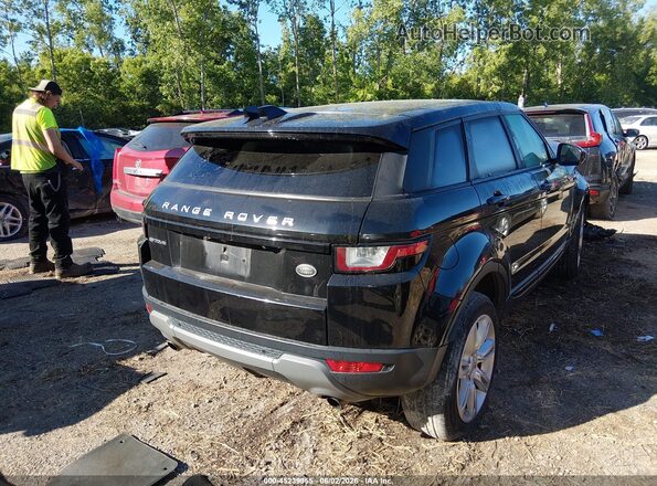 SALVP2BG5HH193355 2017 LAND ROVER RANGE ROVER EVOQUE Черный Задняя правая четверть