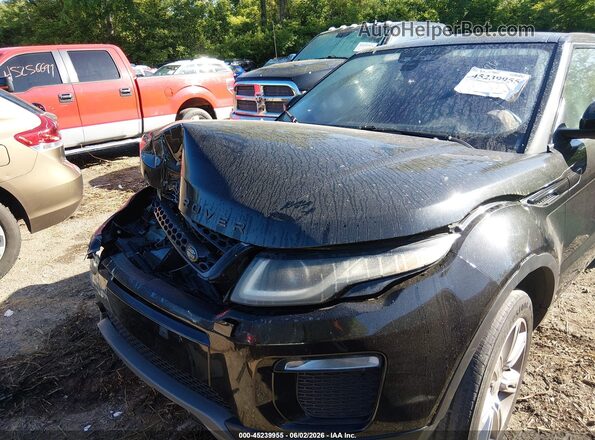 SALVP2BG5HH193355 2017 LAND ROVER RANGE ROVER EVOQUE Черный Вид спереди