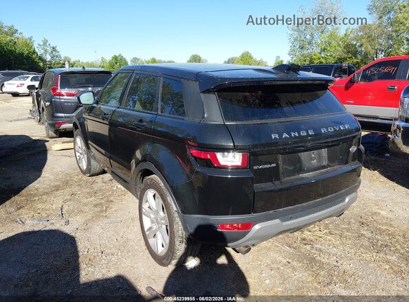 SALVP2BG5HH193355 2017 LAND ROVER RANGE ROVER EVOQUE Черный Задняя левая четверть