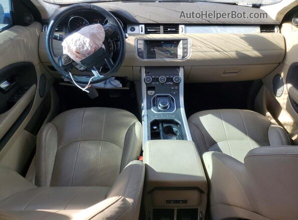 SALVP2BG6HH193834 2017 LAND ROVER RANGE Gold Առջևի վահանակի տեսք