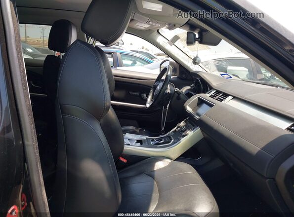 SALVP2BG8HH173987 2017 LAND ROVER RANGE ROVER EVOQUE Черный Вид салона спереди