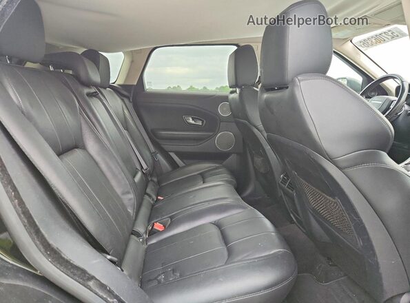 SALVP2BG9GH093371 2016 LAND ROVER RANGE Black უკანა სალონის ხედი