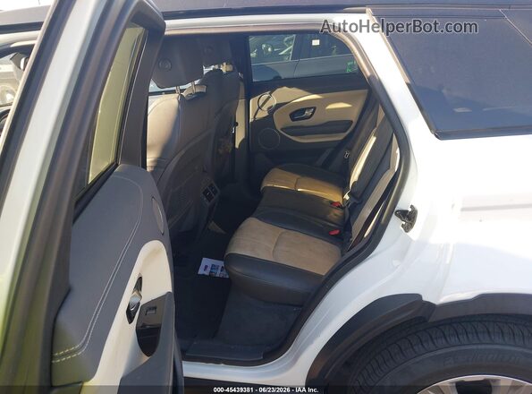 SALVP2BGXGH123736 2016 LAND ROVER RANGE ROVER EVOQUE White Widok naklejki z numerem VIN