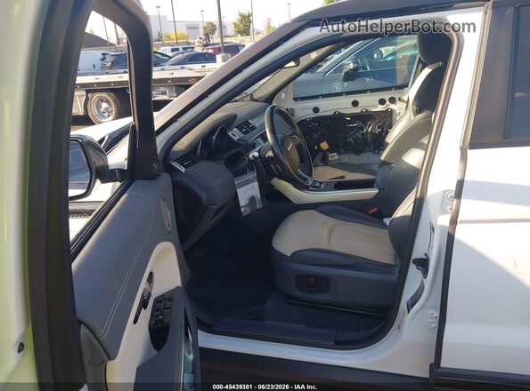 SALVP2BGXGH123736 2016 LAND ROVER RANGE ROVER EVOQUE White Widok wnętrza z przodu