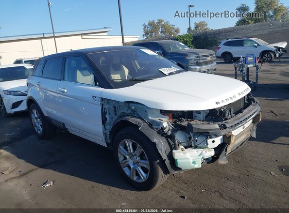 SALVP2BGXGH123736 2016 LAND ROVER RANGE ROVER EVOQUE White Widok wnętrza z tyłu