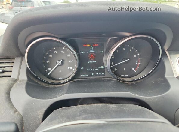 SALVP2BGXGH154484 2016 LAND ROVER RANGE White Instrument cluster view