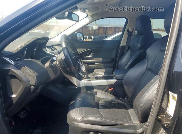 SALVP2BGXHH172369 2017 LAND ROVER RANGE Black Widok wnętrza z przodu