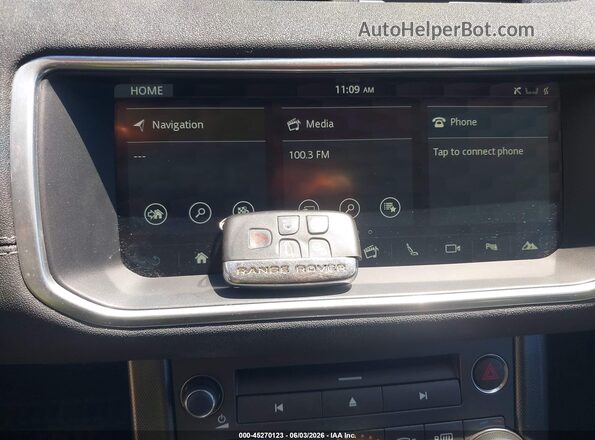 SALVP2RX1KH341689 2019 LAND ROVER RANGE ROVER EVOQUE Gray Вид панелі приладів