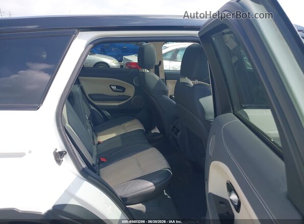 SALVP2RX2JH286880 2018 LAND ROVER RANGE ROVER EVOQUE White VIN sticker view