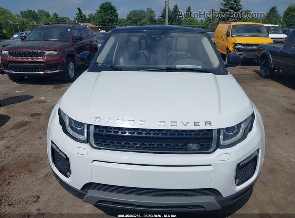 SALVP2RX2JH286880 2018 LAND ROVER RANGE ROVER EVOQUE White Instrument cluster view