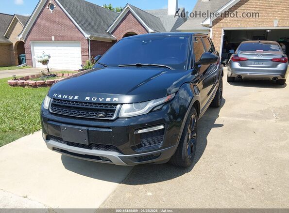SALVP2RX6JH324207 2018 LAND ROVER RANGE ROVER EVOQUE Black Առջևի ձախ երեք քառորդ տեսարան