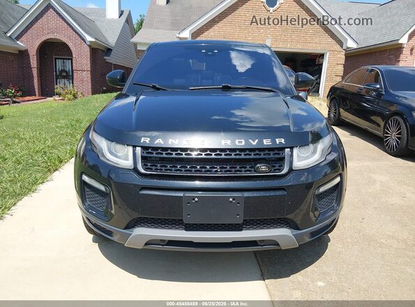 SALVP2RX6JH324207 2018 LAND ROVER RANGE ROVER EVOQUE Black Սարքավորումների վահանակի տեսք