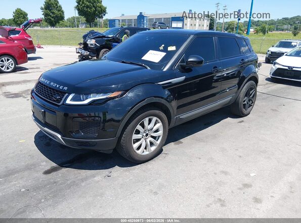 SALVP2RX8JH297673 2018 LAND ROVER RANGE ROVER EVOQUE Black Przód lewy