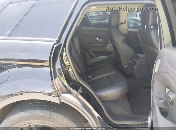 SALVP2RX8JH297673 2018 LAND ROVER RANGE ROVER EVOQUE Black Widok naklejki z numerem VIN