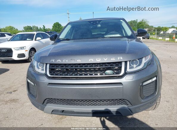 SALVP2RX8JH323740 2018 LAND ROVER RANGE ROVER EVOQUE Gray Instrument cluster view