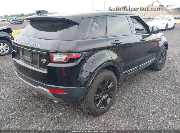 SALVP2RXXJH323447 2018 LAND ROVER RANGE ROVER EVOQUE Black Tył prawy