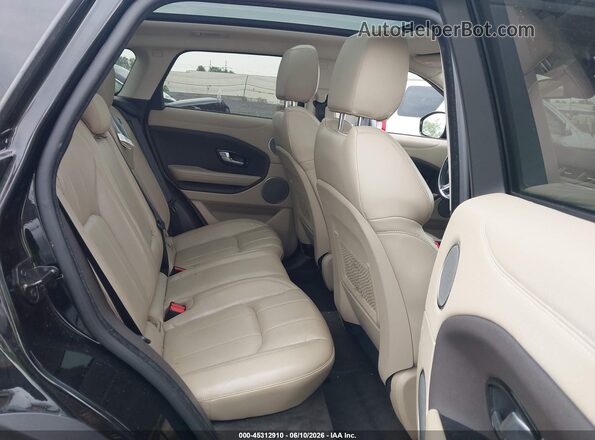 SALVP2RXXJH323447 2018 LAND ROVER RANGE ROVER EVOQUE Black Widok naklejki z numerem VIN