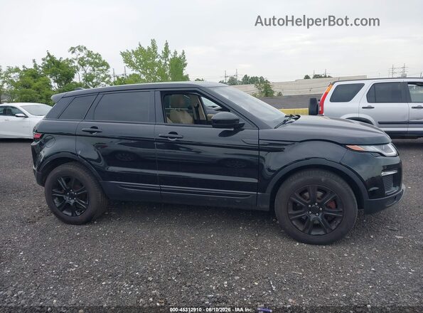 SALVP2RXXJH323447 2018 LAND ROVER RANGE ROVER EVOQUE Black Widok wnętrza z tyłu