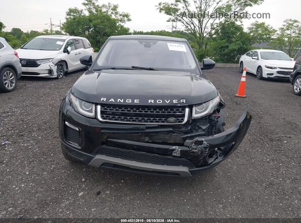 SALVP2RXXJH323447 2018 LAND ROVER RANGE ROVER EVOQUE Black Widok zestawu wskaźników