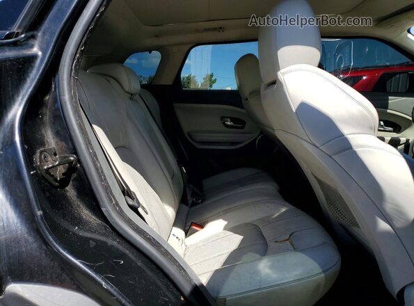 SALVR2BG2GH147491 2016 LAND ROVER RANGE Black Widok wnętrza z tyłu