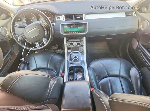 SALVR2BG3HH237556 2017 LAND ROVER RANGE White Вид панелі приладів
