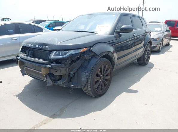 SALVR2BG7HH235552 2017 LAND ROVER RANGE ROVER EVOQUE Black წინა მარცხენა ხედი სამი მეოთხედიდან