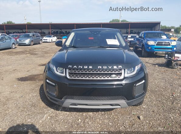 SALVR2BG8HH235446 2017 LAND ROVER RANGE ROVER EVOQUE Black Vista interior trasera