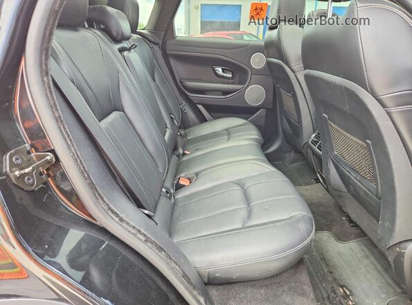 SALVR2RX4JH272232 2018 LAND ROVER RANGE Black უკანა სალონის ხედი