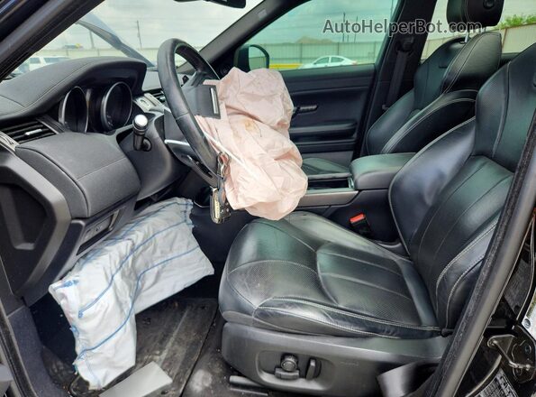 SALVR2RX4JH272232 2018 LAND ROVER RANGE Black წინა სალონის ხედი