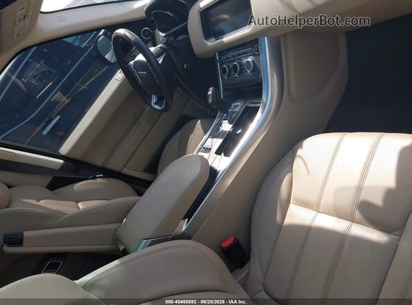 SALWG2FV3HA679345 2017 LAND ROVER RANGE ROVER SPORT Gray Widok wnętrza z przodu