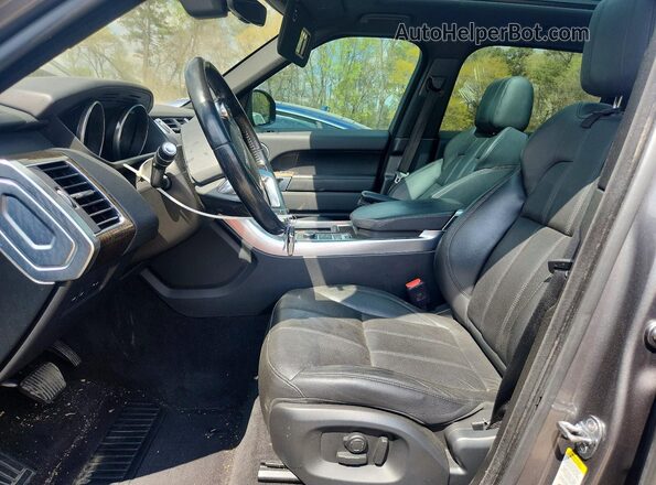 SALWG2FV8HA667658 2017 LAND ROVER RANGE Gray Widok wnętrza z przodu