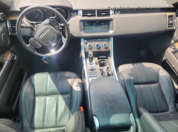 SALWG2FV8HA667658 2017 LAND ROVER RANGE Gray Widok deski rozdzielczej