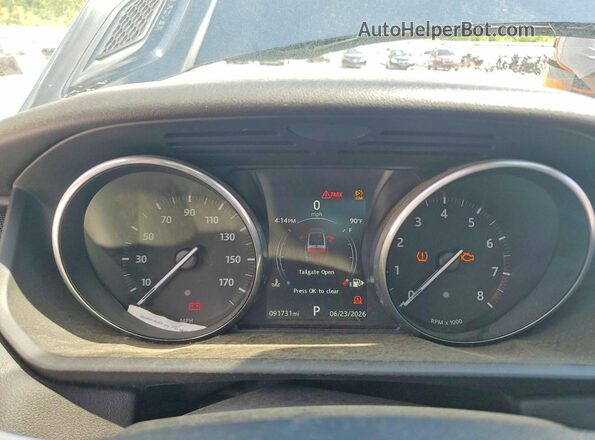 SALWG2FV8HA692656 2017 LAND ROVER RANGE Black ხელსაწყოთა პანელის ხედი