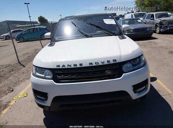 SALWG2KF0GA578664 2016 LAND ROVER RANGE ROVER SPORT White Widok zestawu wskaźników