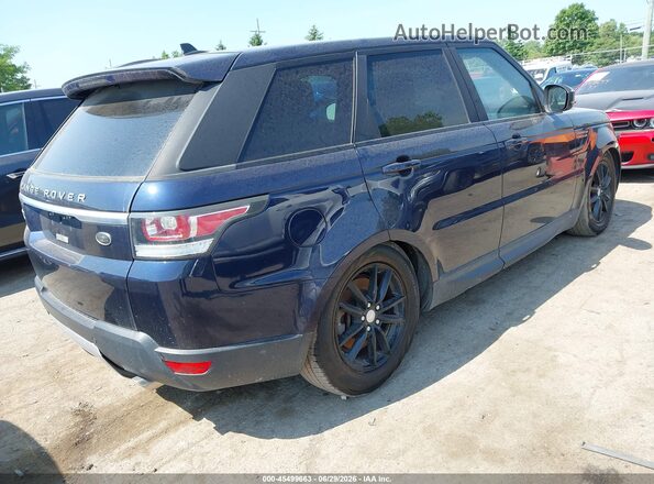 SALWG2PF2GA115157 2016 LAND ROVER RANGE ROVER SPORT Blue Trasero derecho