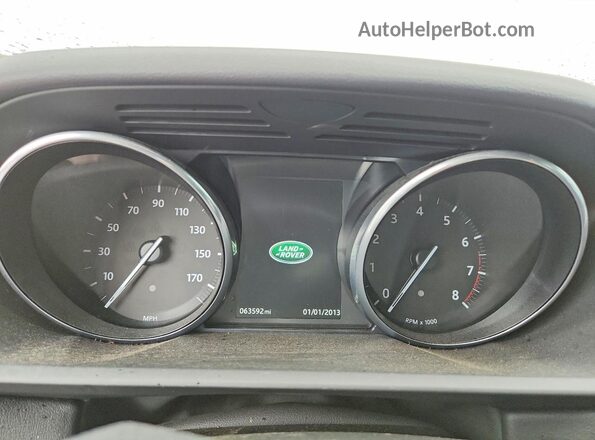 SALWG2PF5GA599132 2016 LAND ROVER RANGE Черный Вид щитка приборов