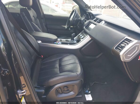 SALWG2PFXGA103905 2016 LAND ROVER RANGE ROVER SPORT Black Front interior view