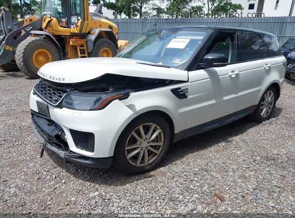 SALWG2RU1KA862155 2019 LAND ROVER RANGE ROVER SPORT White Vista tres cuartos delantera izquierda