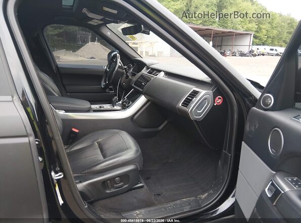 SALWG2RV5JA403024 2018 LAND ROVER RANGE ROVER SPORT Black Widok wnętrza z przodu