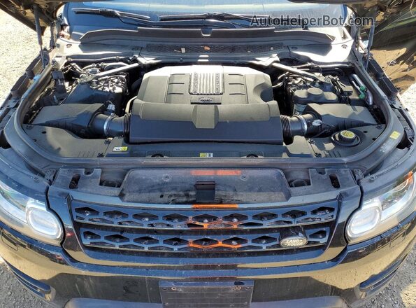 SALWR2EF5GA587785 2016 LAND ROVER RANGE Black Engine compartment view