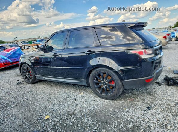 SALWR2EFXGA580038 2016 LAND ROVER RANGE Black Tył lewy