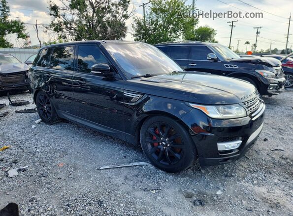 SALWR2EFXGA580038 2016 LAND ROVER RANGE Black Przód prawy
